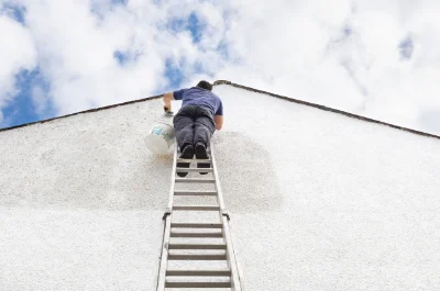 Peinture extérieure à Luitré-Dompierre — façades et ravalement
